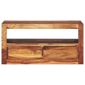 Mueble Para Tv De Madera Maciza De Sheesham 80x30x40 Cm