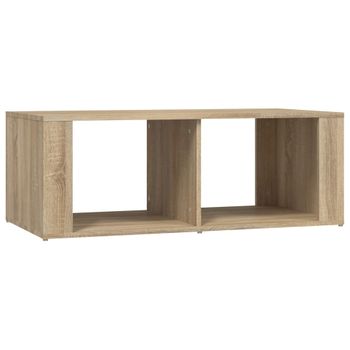 Mesa De Centro Madera Contrachapada Roble Sonoma 100x50x36 Cm