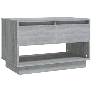 Mueble De Tv Madera De Ingeniería Gris Sonoma 70x41x44 Cm