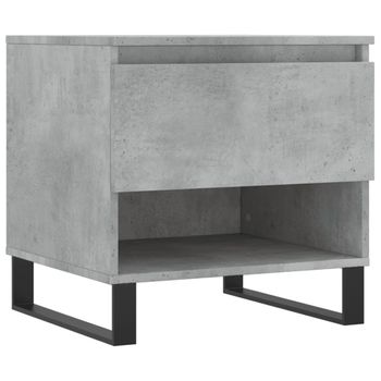 Mesa De Centro Madera De Ingeniería Gris Hormigón 50x46x50 Cm