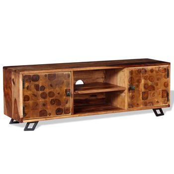 Mueble Para Tv De Madera Maciza De Sheesham 120x30x40 Cm