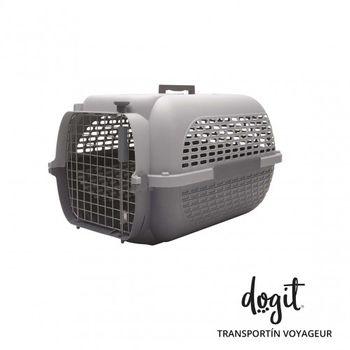 Transportín Dogit Pet Voyaguer Carrier Tamaño M - Gris /gris