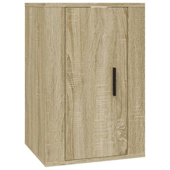 Mueble Para Tv De Pared Roble Sonoma 40x34,5x60 Cm