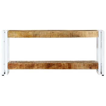 Mueble Para Tv De Madera Maciza De Mango 90x30x40 Cm