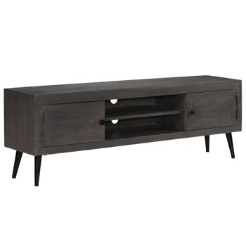 Mueble Para Tv De Madera Maciza De Mango 140x30x45 Cm