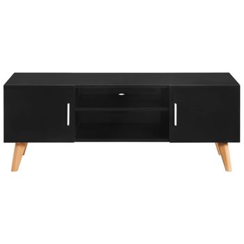 Mueble Para El Televisor 120x40x46 Cm Mdf Negro