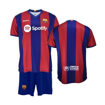 Conjunto Niño Fc Barcelona Producto Oficial Licenciado Primera Equipación 23-24