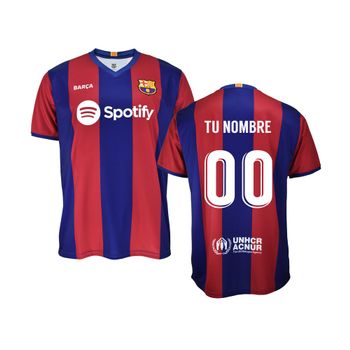 Camiseta Personalizable Fc Barcelona Producto Licenciado 1ª Equipación 23-24