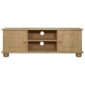 Mueble Para Tv De Madera Maciza De Pino 115x29x40 Cm