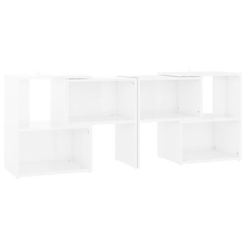 Mueble Para Tv De Madera Contrachapada Blanco 104x30x52 Cm