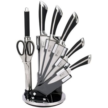 Arcos Cuchillos Carne Set Cuchillos carne cuchillo chuleteros, cubiertos  acero inoxidable, Filo Liso, 6 Unidades, Hoja 110 mm, mango monobloque, aptos lavavajillas, Caja Envase Ecológico