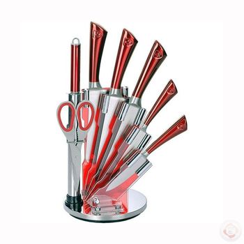 Juego Cuchillos Cocina Profesional Acero Inoxidable, Cocinero Cebollero,  Rebanador Tabla Bambú Rosa Berlinger Haus I-rose con Ofertas en Carrefour