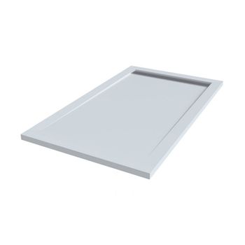 Aquore Karma Plato De Ducha Resina Blanco 80x120