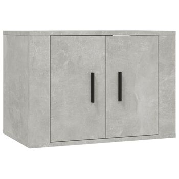 Mueble Para Tv De Pared Gris Hormigón 57x34,5x40 Cm