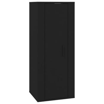 Mueble Para Tv De Pared Negro 40x34,5x100 Cm