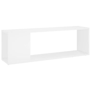 Mueble Para Tv Madera Contrachapada Blanco 100x24x32 Cm