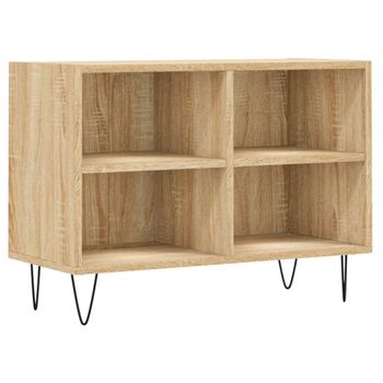 Mueble De Tv Madera De Ingeniería Roble Sonoma 69,5x30x50 Cm