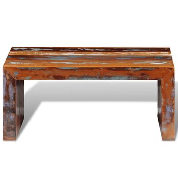 Mesa De Centro Rectangular De Madera Reciclada