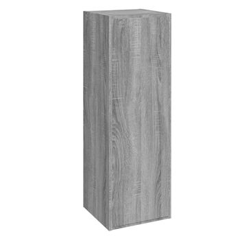 Mueble Para Tv Madera Contrachapada Gris Sonoma 30,5x30x90 Cm