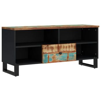 Mueble De Tv Madera Reciclada Madera Contrachapada 100x33x46cm