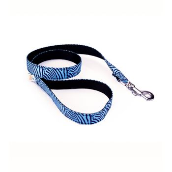 Correa Para Perros Cebra Azul Pamppy 100 Cm