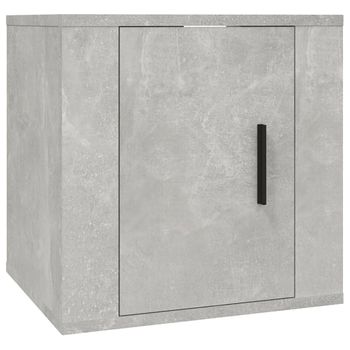 Mueble Para Tv De Pared Gris Hormigón 40x34,5x40 Cm