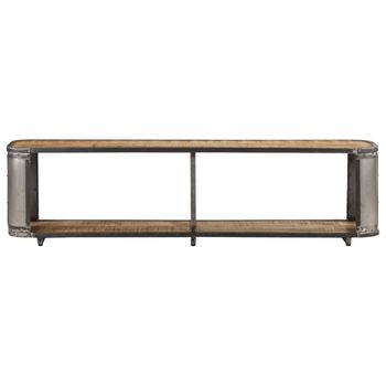 Mueble Para Tv De Madera Maciza De Mango 150x30x40 Cm