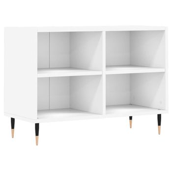 Mueble De Tv Madera De Ingeniería Blanco 69,5x30x50 Cm