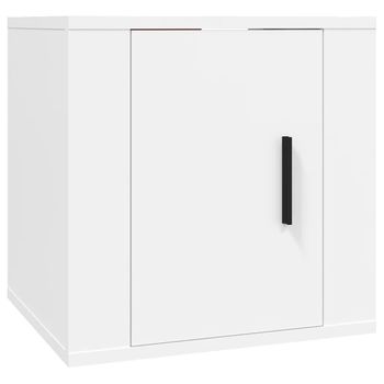 Mueble Para Tv De Pared Blanco 40x34,5x40 Cm