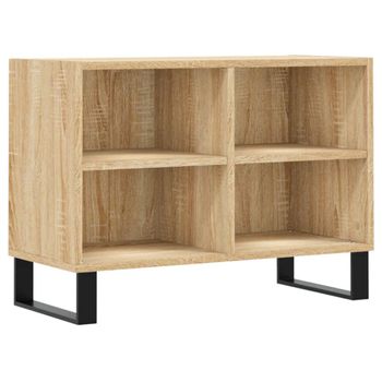 Mueble De Tv Madera De Ingeniería Roble Sonoma 69,5x30x50 Cm