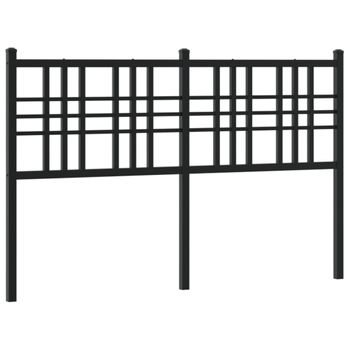 Cabecero De Metal Negro 140 Cm