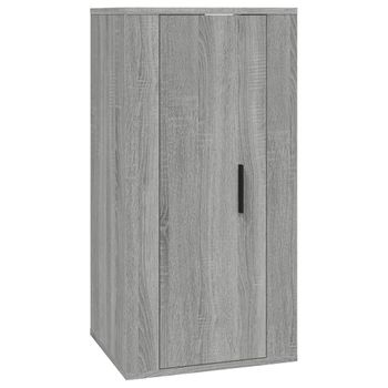 Mueble Para Tv De Pared Gris Sonoma 40x34,5x80 Cm