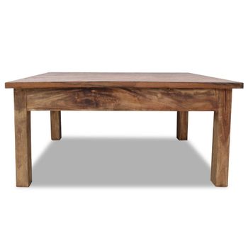 Mesa De Centro De Madera Maciza Reciclada 98x73x45 Cm