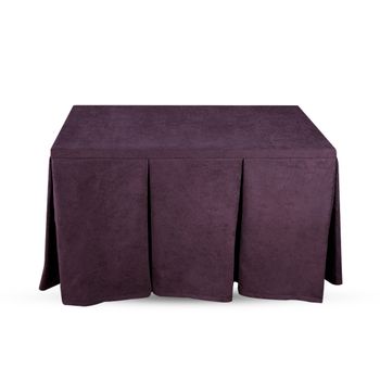 Ropa De Camilla, Tela Antimanchas Color 13 Morado. 120 X 70 X 72 Alto