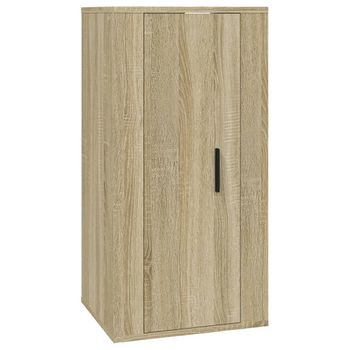 Mueble Para Tv De Pared Roble Sonoma 40x34,5x80 Cm