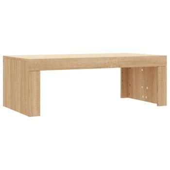 Mesa De Centro Madera De Ingeniería Roble Sonoma 102x50x36 Cm