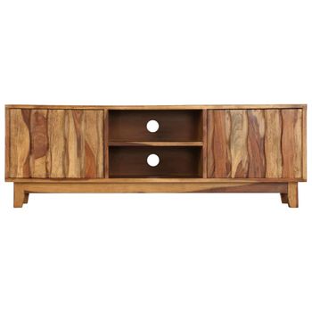 Mueble Para Tv De Madera Maciza De Sheesham 118x30x40 Cm