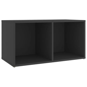 Mueble Para Tv Madera Contrachapada Gris 72x35x36,5 Cm