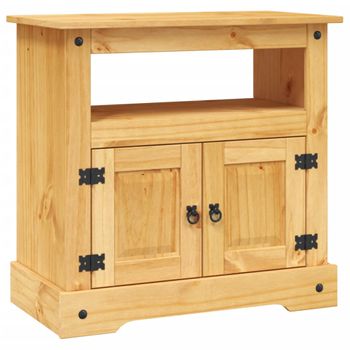 Mueble Para Tv Corona Range De Pino Mexicano 80x43x78 Cm