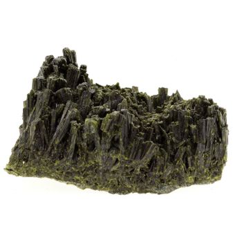 Epidote - Pierre Natural De Francia, Bourg D'oisans - Cristales Epidote Multicolores, Propiedades De Curación Y Protección | 1445.2 Ct - Certificado De Autenticidad Incluido | 90 X 70 X 40 Mm