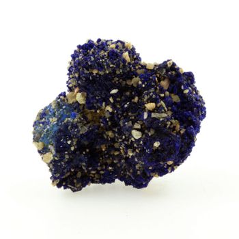 Chessylite - Pierre Natural De Francia, Chessy -les -mines - Azurite Crystal Bleu Deep | 82.85 Ct - Certificado De Autenticidad Incluido | 32 X 28 X 18 Mm