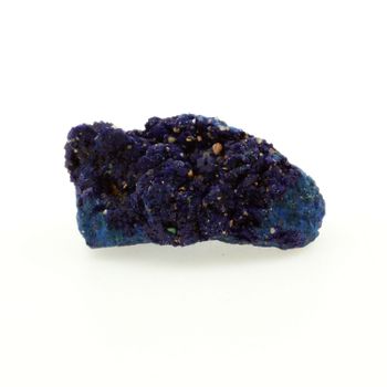 Azurita - Pierre Natural De Francia, Chessy -les -mines - Cristal Azul Profundo, Propiedades Curativas, Meditación | 35.22 Ct - Certificado De Autenticidad Incluido | 25 X 18 X 13 Mm