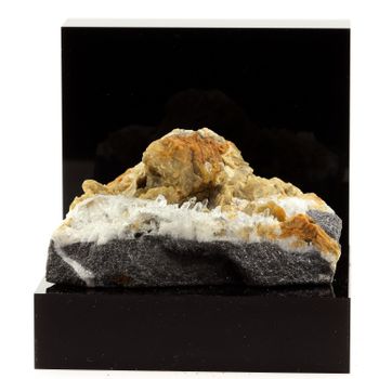 Cuarzo Siderite - Piedra Natural De Francia, La Mure - Piedra Rara Con Cristales Multicolores, Energía Terrenal | 810.3 Ct - Certificado De Autenticidad Incluido | 80 X 57 X 38 Mm