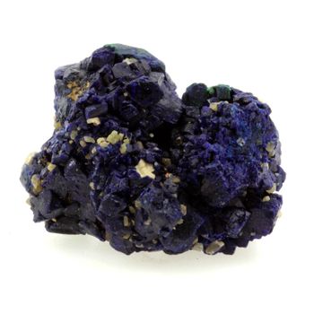 Azurita - Pierre Natural De Francia, Chessy -les -mines - Cristal Azul Profundo, Propiedades Curativas, Litoterapia | 67.29 Ct - Certificado De Autenticidad Incluido | 30 X 25 X 21 Mm