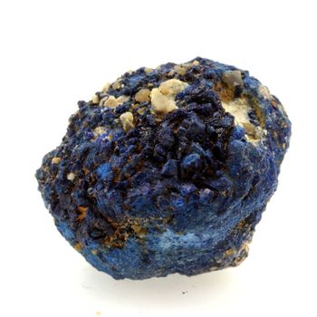 Chesylite - Natural Pierre De Francia, Chessy -les -mines - Rare Cristal D'azurite, José Duarte Collection | 133.3 Ct - Certificado De Autenticidad Incluido | 30 X 30 X 25 Mm