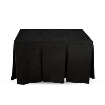 Ropa De Camilla, Tela Antimanchas Color  21 Negro. 150 X 80 X  72 Alto