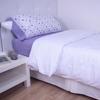 10xdiez Funda Nórdica Blanca Hosteleria 144 Hilos  | (cama De 150cm - Blanco)