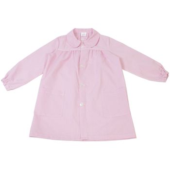 10xdiez Bata Escolar Con Botones Rosa  | (10 Años (128-140 Cm De Altura) - Rosa)