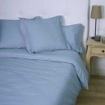 Funda Almohada Lisa Percal 200h Blanca Cama 150/160 50x75