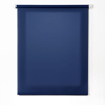 10xdiez Enrollable Tejido Translúcido Azul Marino  | (100x180cm (100cm Mecanismo Y 97,5cm Tejido) - Azul)